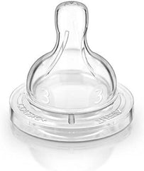 Philips Avent Classic+ Baby Bottle Teats – 3m+ – Pack of 2 – Medium Flow, BPA-Free