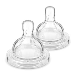 Philips Avent Anti-Colic Slow Flow Teats – Pack of 2 – 1m+ – BPA-Free