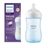 Philips Avent Natural Response Baby Bottle 260ml – Blue – 0% BPA – Breastfeeding Support