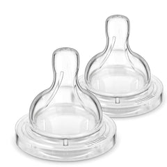 Philips Avent Classic+ Newborn Flow Teats – 0m+ – Pack of 2 – Anti-Colic, BPA-Free