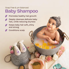 GentleGlow Baby Shampoo – Soap-Free & pH Balanced - 400ML
