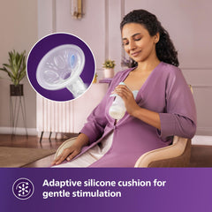 Philips Avent Essential Manual Breast Pump – Soft Silicone Cushion – BPA-Free