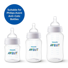 Philips Avent Classic+ Newborn Flow Teats – 0m+ – Pack of 2 – Anti-Colic, BPA-Free
