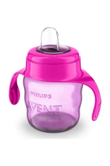 Philips Avent Spout Cup 200ml – Purple/Pink – BPA-Free, Spill-Proof – 6m+