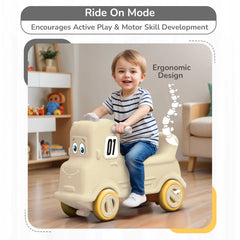 Rock N Ride 3-in-1 Balance Board, Ride-On & Rocker for Kids (1–4 Years)