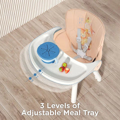 R for Rabbit Cherry Berry Safari 3-in-1 Convertible Baby High Chair