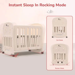 R for Rabbit Dream N Play 2-in-1 Baby Cot