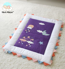 Fëbrïc Mäster™ Ultra-Soft Padded Baby Mat – Purple Celestial Theme