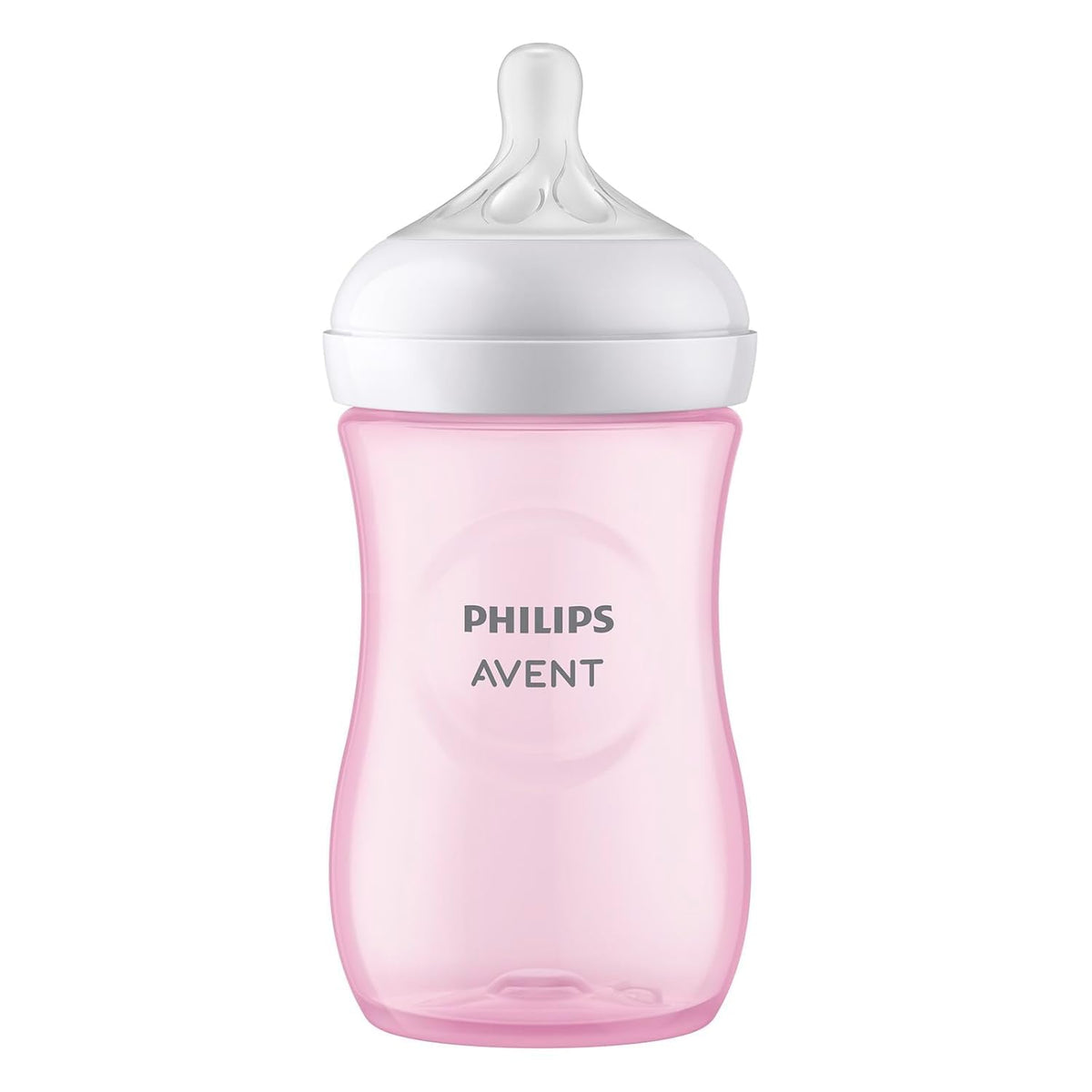 Philips Avent Natural Response Baby Bottle 260ml – Pink – Breast-Like Teat – 1m+