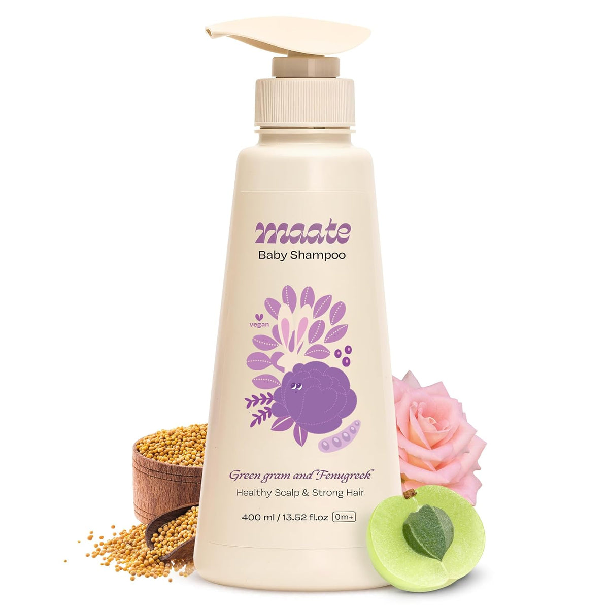 GentleGlow Baby Shampoo – Soap-Free & pH Balanced - 400ML