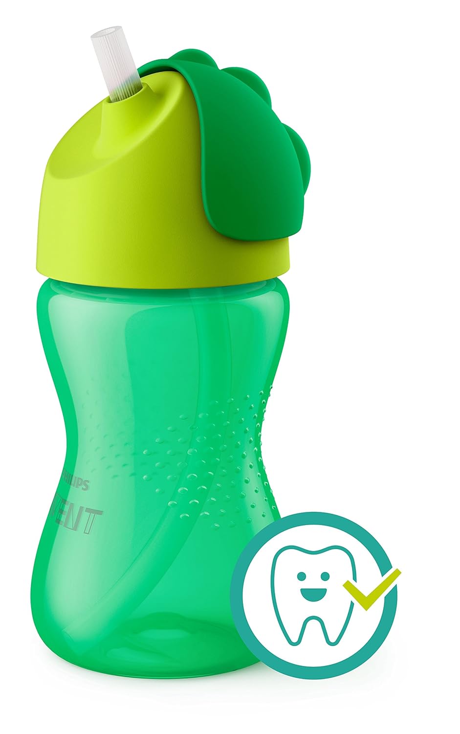 Philips Avent Straw Cup 200ml – Green/Yellow – Dentist Recommended, BPA-Free – 9m+