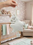 Baby Musical Pull String Toy – Soft Plush Hanging Crib Music Toy