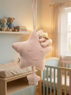 Baby Musical Pull String Toy – Soft Plush Hanging Crib Music Toy