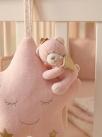 Baby Musical Pull String Toy – Soft Plush Hanging Crib Music Toy
