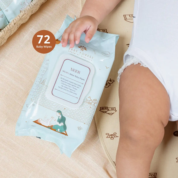 Neer 99.9% Water Baby Wipes