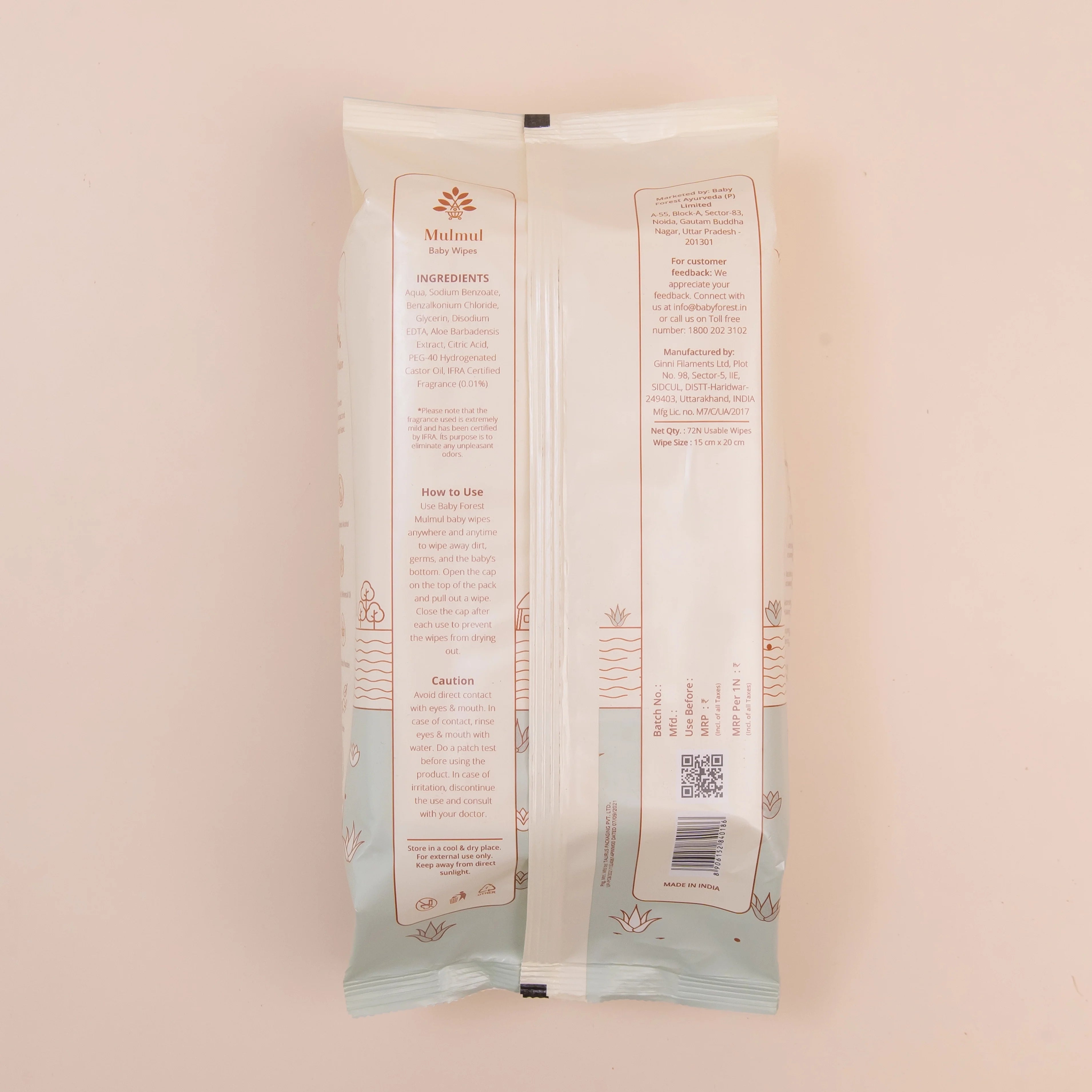 Mulmul Baby Wipes