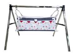 Soft-Sided Baby Cradle with Hanging Design – Comfortable & Portable Sleep Space