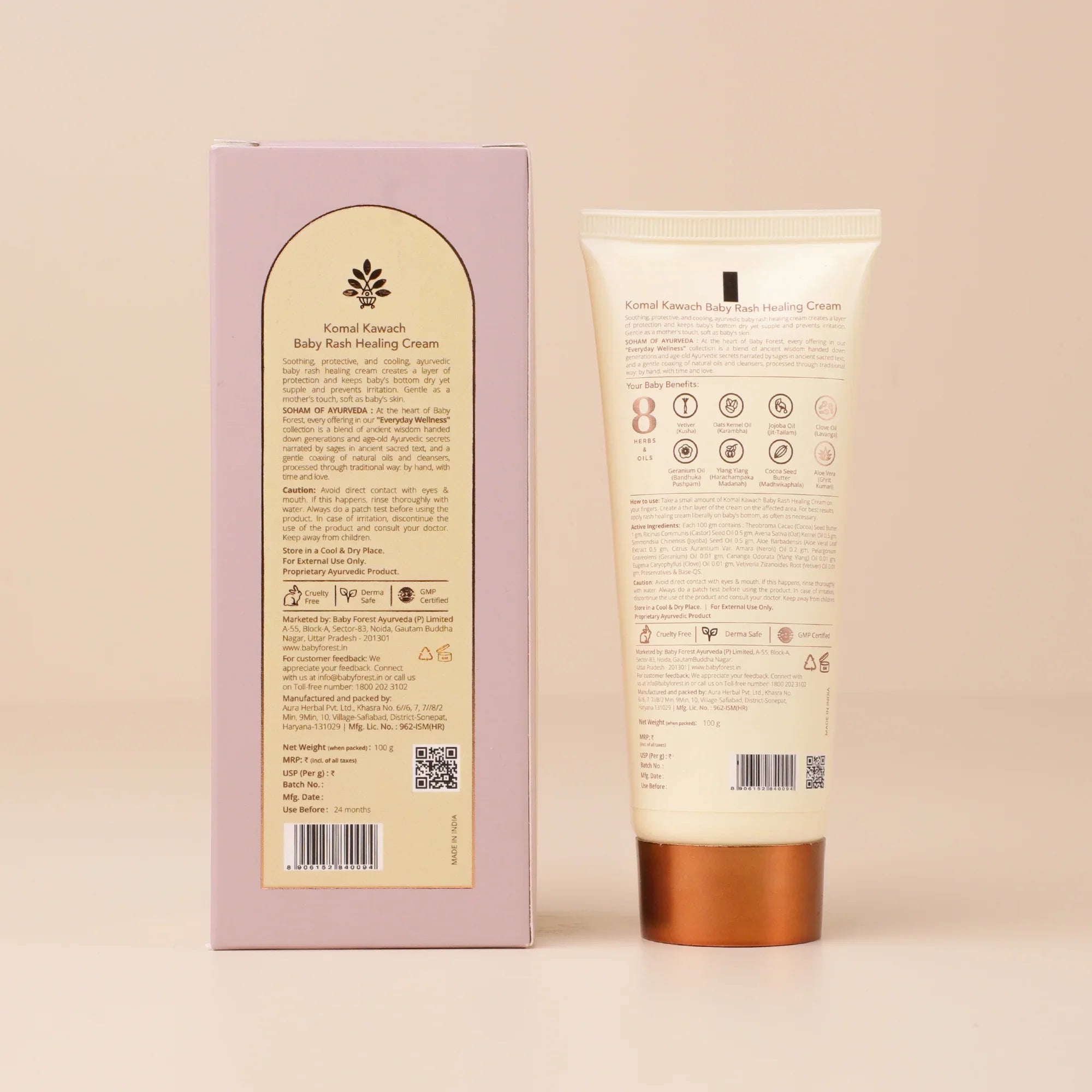 Komal Kawach Baby Rash Healing Cream