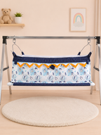 Premium Digital Print Cotton Baby Cradle (Paraniyu) with Steel Stand