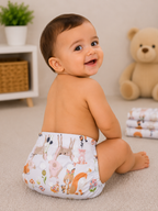 Sunnozy Premium All-in-One Reusable Baby Diaper