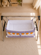 Premium Digital Print Cotton Baby Cradle (Paraniyu) with Steel Stand