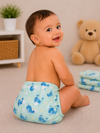 Sunnozy Premium All-in-One Reusable Baby Diaper