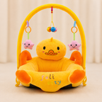 Baby Seating Sofa with Activity Arch – Soft Plush Baby Support Seat (3+ Months)