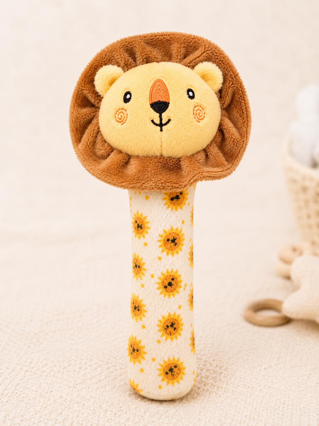 Premium Baby Plush Rattle – Soft, Safe & Soothing
