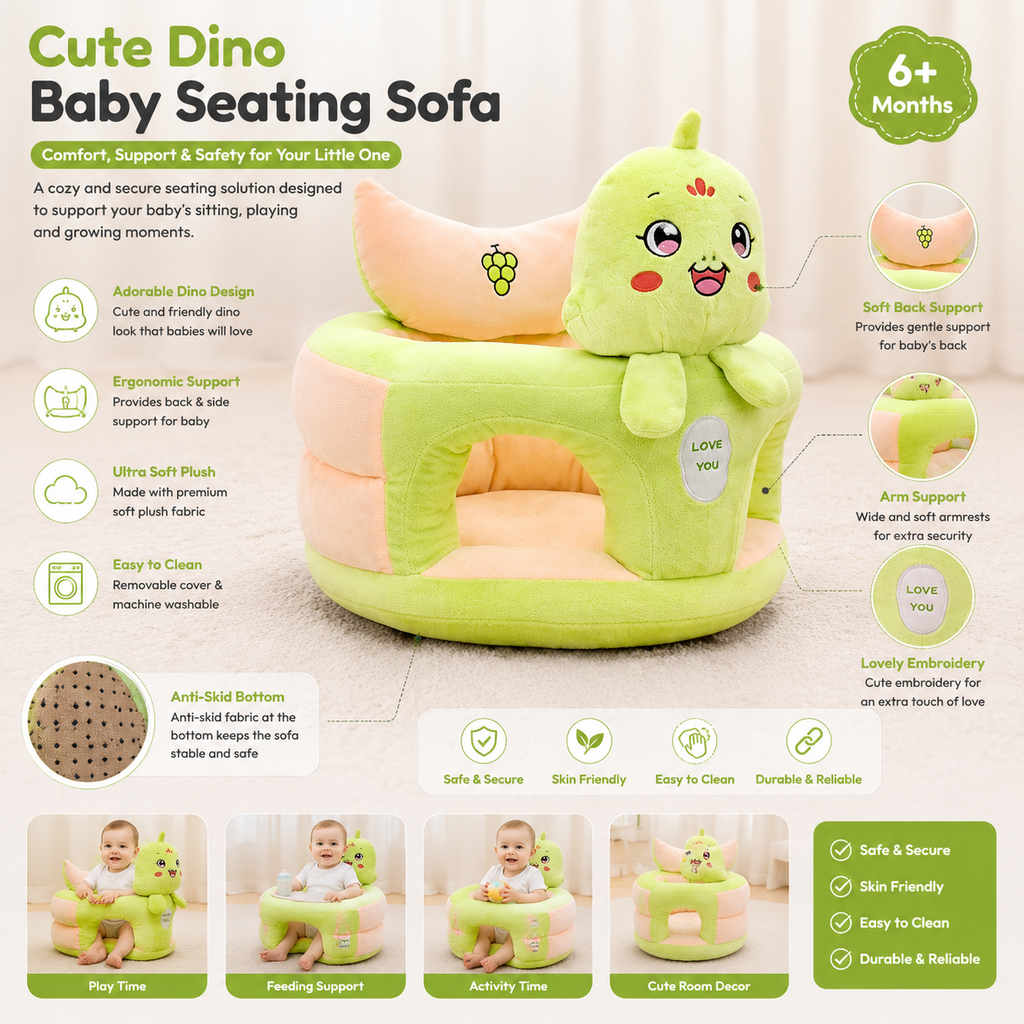 Premium Baby Seating Sofa – Comfort, Support & Security