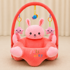 Baby Seating Sofa with Activity Arch – Soft Plush Baby Support Seat (3+ Months)