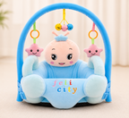 Baby Seating Sofa with Activity Arch – Soft Plush Baby Support Seat (3+ Months)