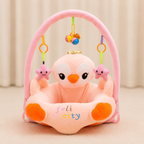 Baby Seating Sofa with Activity Arch – Soft Plush Baby Support Seat (3+ Months)