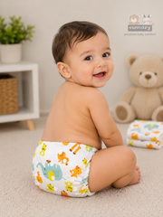 Sunnozy Premium All-in-One Reusable Baby Diaper