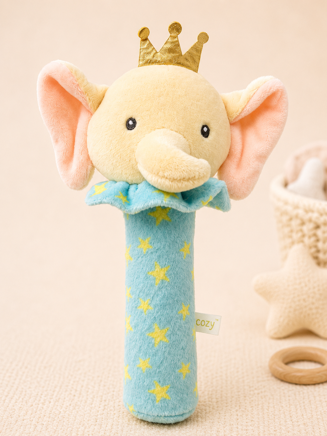 Premium Baby Plush Rattle – Soft, Safe & Soothing