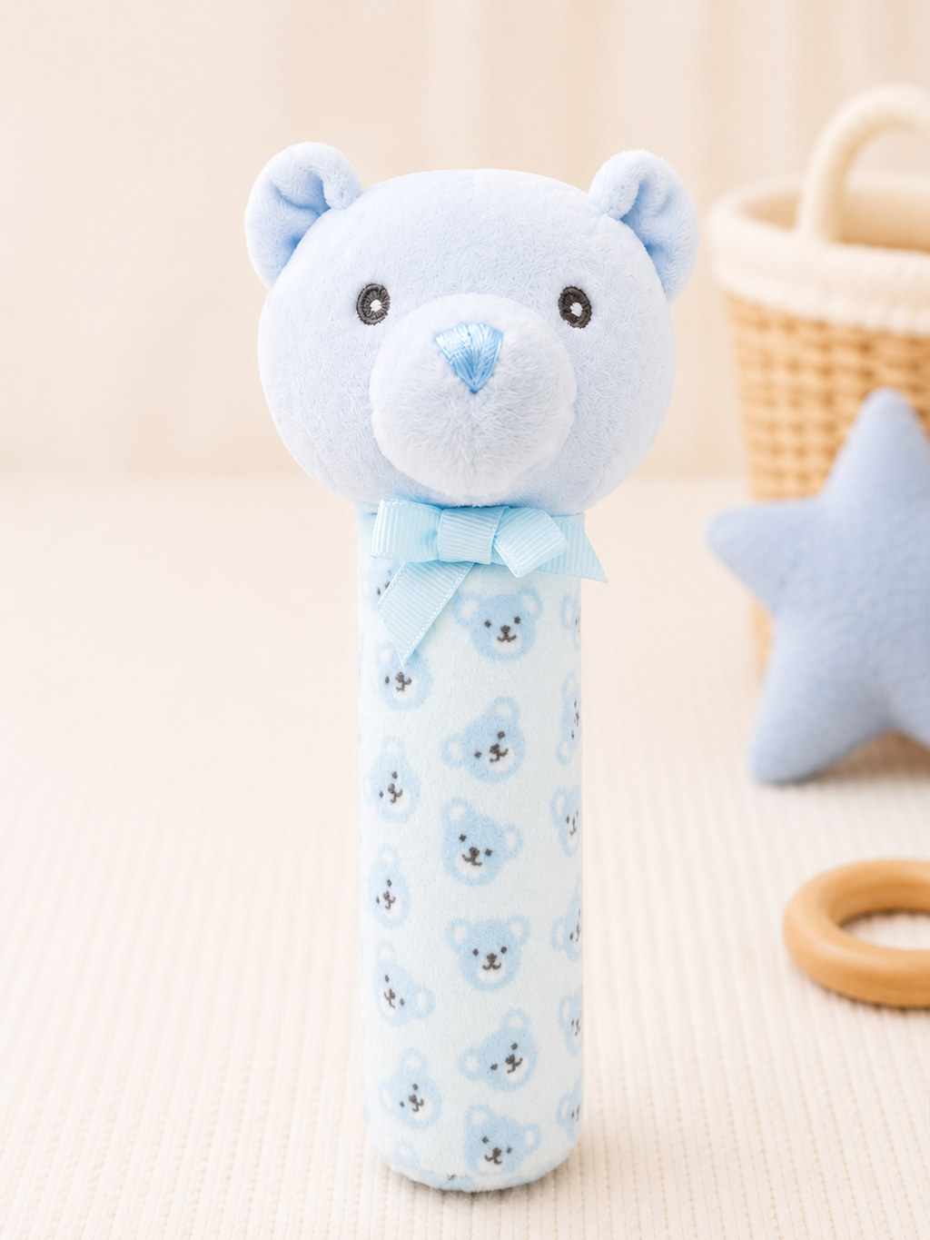 Premium Baby Plush Rattle – Soft, Safe & Soothing