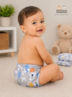 Sunnozy Premium All-in-One Reusable Baby Diaper