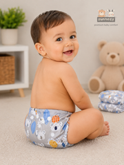 Sunnozy Premium All-in-One Reusable Baby Diaper